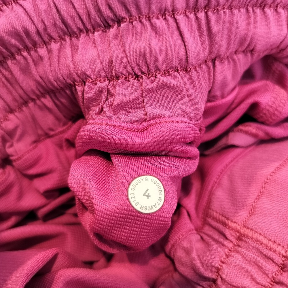 Lululemon Hotty Hot Short 4 High Waist Mesh Athletic Active Pink - Picture 7 of 8